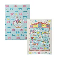 【日本Mark’s】北澤平祐系列A4資料夾2入組 ‧ 旋轉木馬(藍)