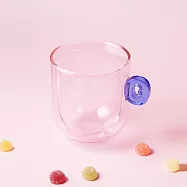 好玻GOODGLAS | Candy Mug拼接雙層玻璃杯- 藍莓G