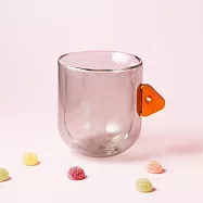 好玻GOODGLAS | Candy Mug拼接雙層玻璃杯- 橘子A