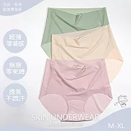 【KISSDIAMOND】冰絲零觸感減壓無痕內褲(KDW-8712) M 米杏