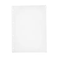 【MUJI 無印良品】EVA收納袋.附拉鍊/A4活頁夾用30孔