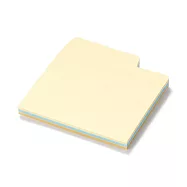 【MUJI 無印良品】便利貼(三色索引)/73&times;71.3色.各20張