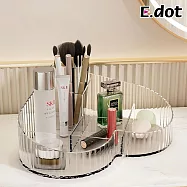 【E.dot】心型多格桌面化妝品收納盒 (情人節愛心造型收納盒)