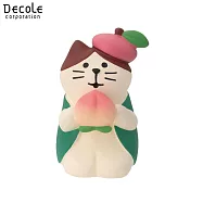 【DECOLE】 concombre 小小的桃子樹下 吃整個桃子貓貓