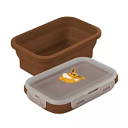 Bone 蹦克 寶可夢系列矽膠摺疊保鮮盒-1200ml|與寶可夢一起享受用餐時光吧! 伊布