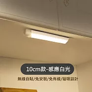 【美好家 Mehome】LED智能燈條 人體感應燈 長型磁吸燈 (USB充電) 白光 100MM