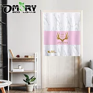 【OMORY】日系棉麻門簾掛簾85x90cm- 大理石