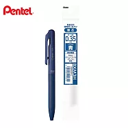 (1筆1芯) PENTEL Calme 靜暮輕油筆 0.35 藍桿
