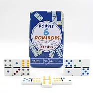 【KidsLife】經典益智桌遊-骨牌接龍(雙6點)