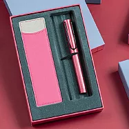 LAMY 鋼珠筆 / AL-STAR單入雙色筆套禮盒 限量 - fiery 火紅色