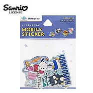 【日本正版授權】三麗鷗 防潑水 貼紙包 手機貼紙/平板貼紙/筆電貼紙/行李貼/雷射貼紙 - 三麗鷗