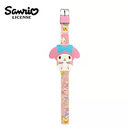 【日本正版授權】三麗鷗 造型電子錶 兒童電子錶/手錶/兒童錶/電子錶 - 美樂蒂