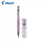 (1筆1芯)PILOT限定粉嫩色系S3製圖鉛筆組 0.3 透明紫