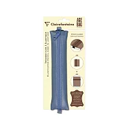 【Clairefontaine|AGE BAG】真皮束帶筆記本用筆袋_適用A5及A4_ 藍色