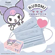 水舞生醫 三麗鷗 酷洛米 兒童平面醫療口罩30入-藍色