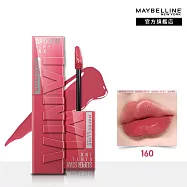 MAYBELLINE 媚比琳 超持久水光鎖吻唇釉_4.2ml 無 160 玫瑰貝雷帽