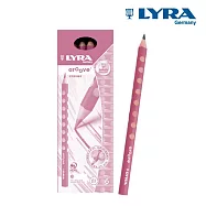 【德國LYRA】Groove三角洞洞鉛筆 12入_ (櫻花粉)
