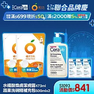 【CeraVe適樂膚x橘子工坊】煥膚除菌聯名組合