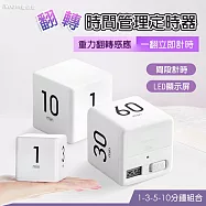 【iRoom優倍適】立方翻轉時間管理學習定時器 (1-3-5-10分鐘組合)
