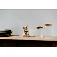 【呼運貓】金色巨貓組(財富自由匾額+收藏木盒) 花蓮白色大理石座