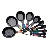 《KitchenCraft》量匙量杯10件 | 料理匙 量勺 量杓 - 黑