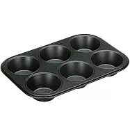 《ibili》六格不沾瑪芬烤盤 | 點心烤模 - 26.5cm