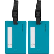 《TRAVELON》我的行李掛牌 | 行李吊牌 識別吊牌 登機牌 姓名牌 - 藍2入