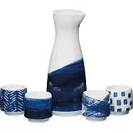 《KitchenCraft》英國 清酒壺+酒杯4件 | 分酒器
