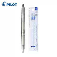 (買筆送芯)PILOT 限量按鍵魔擦筆 ZONE 0.5 霧透明