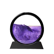 【上手家居】流沙畫(沙漏/流動畫/沙漏畫/流沙擺飾/流砂畫/生日禮物) 紫色