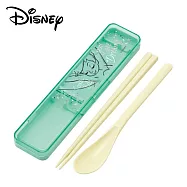 【日本正版授權】迪士尼 兩件式 餐具組 日本製 環保餐具/靜音餐具 奇妙仙子/星願/艾霞 - 奇妙仙子