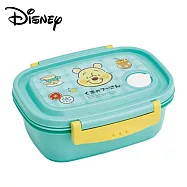 【日本正版授權】迪士尼 單層便當盒 日本製 550ml 分隔便當盒/可微波飯盒 - 小熊維尼