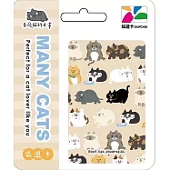 耍廢貓悠遊卡 好多貓【受託代銷】