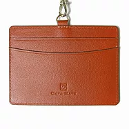 【DATA MATE - 真皮小皮件】DM-266 真皮證件套(橫式) 義式經典系列- 淺咖啡