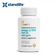 【壽滿趣】xtendife紐西蘭高DHA頂級濃縮魚油膠囊迷你/兒童版(120粒)(到期日2026/09/30)