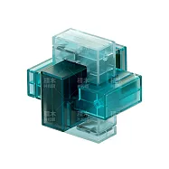 【YouRPUZZLE】2744琉璃孔明鎖之 心心相印-孔雀