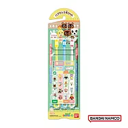 日本BANDAI-動物森友會牙刷3入(附握把貼紙及名字保護貼紙)