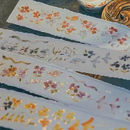 【Meow Illustration】彩虹好朋友vol.1 玫瑰金和紙膠帶 - 特油含離型紙