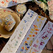 【Meow Illustration】彩虹好朋友vol.1 亮面銀河光PET膠帶 -特油加白墨含離型紙