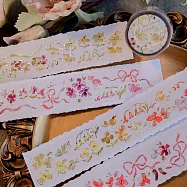 【Meow Illustration】彩虹好朋友vol.2 亮面玫瑰金PET膠帶 - 特油含離型紙