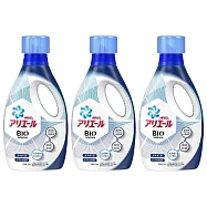 日本 P&G Ariel 超濃縮清新除臭洗衣精 深層抗菌 (藍色) 700g*3入組