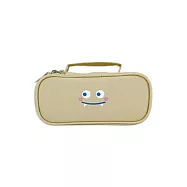 珠友 PB-60672 雙層上翻筆袋-芽比/文具收納袋/手提鉛筆盒/雙向拉鍊包/大容量文具包/雙層文具盒/SGS檢驗合格 02奶茶