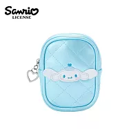 【日本正版授權】三麗鷗 菱格縫線 迷你收納包 化妝包/隨身包 小物收納 - 大耳狗