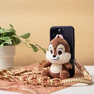 InfoThink 迪士尼 絨毛公仔手機背夾+環保袋 奇奇