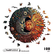 【YouRPUZZLE】木質不規則AI立體拼圖 星辰日月