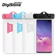DigiStone多功能智慧手機防水袋/可觸控(全透明型)超大6.5吋以下手機x1P 果凍全透黑 ★防水加強型★防水IPX8認證★