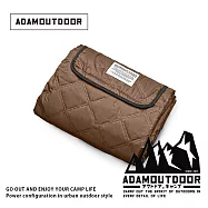 ADAMOUTDOOR|防水經典隨身野餐墊|200X200 沙漠