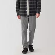【MUJI 無印良品】男彈性綾織合身褲70 灰棕