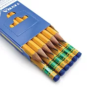 【德國LYRA】百年經典黃桿鉛筆(贈黃桿鉛筆造型擦) -(H)12入