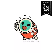 【日本正版授權】太鼓達人 防潑水 貼紙 日本製 行李箱貼/手帳貼/裝飾貼紙 和田咚/和田咔 - D款